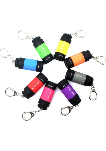 Taşınabilir Mini Anahtarlık Cep USB Şarj Edilebilir LED Işık El Feneri 25LM Su Geçirmez Açık Kamp El Feneri (Yurt Dışından) fiyatları