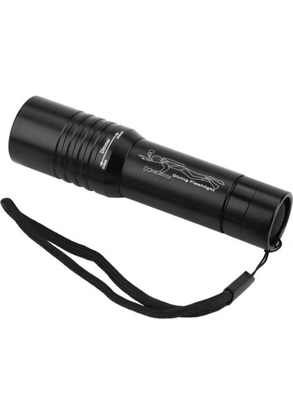 LED Sualtı El Feneri 1200LM T6 Dalış Fotoğrafçılığı Dolgu Işığı Kordon ile El Zumlanabilir Torch Lambası 50 M Kamp Için (Yurt Dışından)