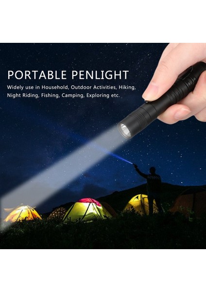 Taşınabilir Penlight Alüminyum Alaşımlı Q5 2000LM LED El Feneri Torch Su Geçirmez (Yurt Dışından) indirimleri