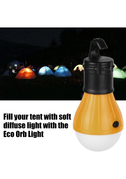 Yumuşak Işık Dış Mekan Asılı LED Kamp Çadırı Ampul Balıkçılık Fener Lambası - Turuncu (Yurt Dışından) fırsatları