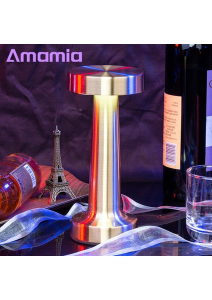 Amamia Masa Lambası Kaymaz Tabanlı Yüksek Parlaklık Retro Club Bar LED Lamba (Yurt Dışından)