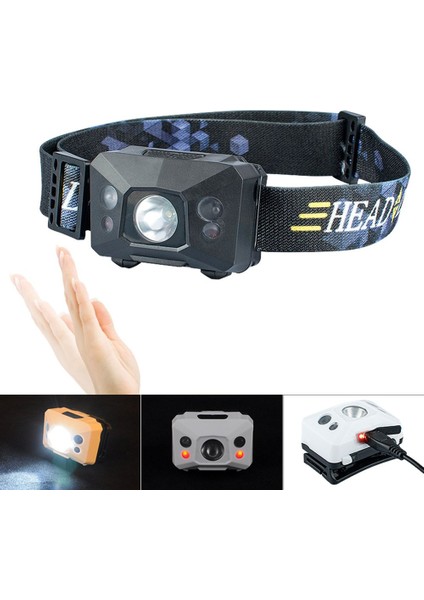 Te Açık Taşınabilir USB Şarj Su Geçirmez Indüksiyon Kafa Lambası 3 Aydınlatma Modu Gece Sürme Balıkçılık Için LED Far (Yurt Dışından) indirimleri