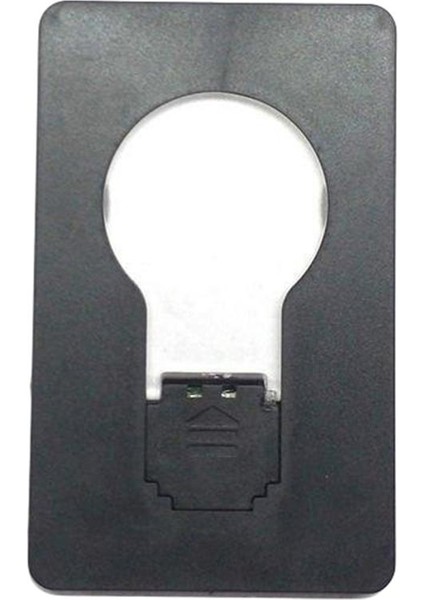 Mini Katlanır Taşınabilir Cep Kartı LED Gece Lambası Torch El Feneri Lamba Aracı (Yurt Dışından)