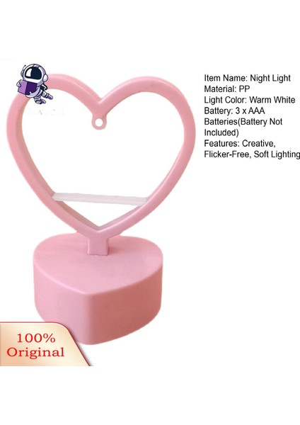 Grebest Kapalı LED Işık Geniş Uygulama Benzersiz Aşk Kalp LED 3D Lamba Düğün Dekor (Yurt Dışından) fırsatları