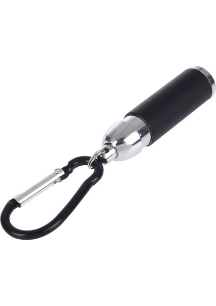 2020 Ultra Parlak LED Kamp El Feneri Mini Torch Lamba Işığı Anahtarlık Anahtarlık, Siyah 2 Adet (Yurt Dışından)