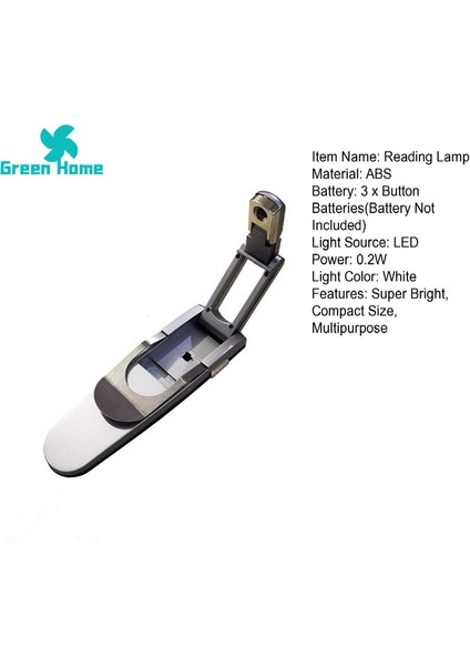 Yeşil Ev Okuma Lambası Kompakt Boyut LED Masa Lambası Dekorasyon Mini Okuma Işığı (Yurt Dışından) modelleri