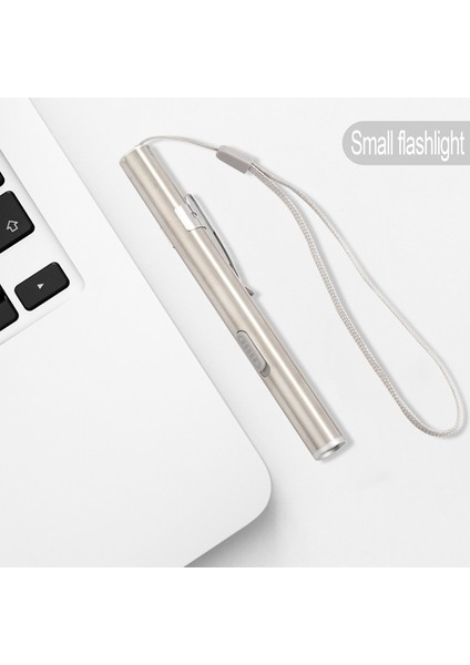 Eıtgzwas LED Su Geçirmez Kamp USB Şarj El Feneri Cerrahi Acil Yeniden Kullanılabilir Cep Kalem Işıklı Fener Sarı Işık (Yurt Dışından)