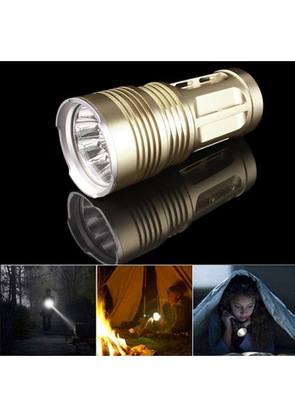 Açık Kamp Kullanımı Için Alüminyum Alaşımlı Süper Parlak Yüksek Güçlü El Feneri-Siyah (Yurt Dışından) modelleri