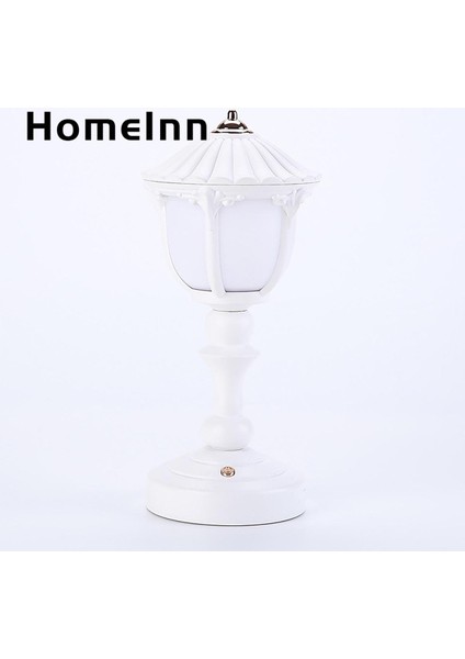 Homeınn Masa Lambası Şarj Edilebilir Mini Kapalı Başucu LED Lamba Dekor Noel Hediyesi (Yurt Dışından)