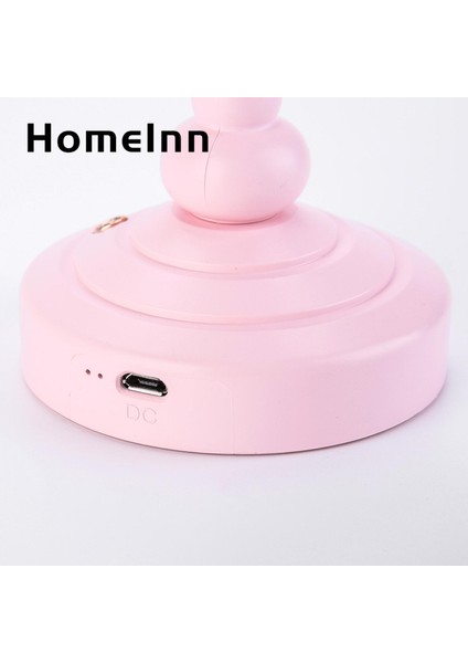 Homeınn Masa Lambası Şarj Edilebilir Mini Kapalı Başucu LED Lamba Dekor Noel Hediyesi (Yurt Dışından) indirimleri