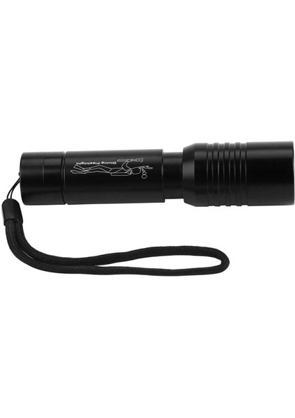 LED Sualtı El Feneri 1200LM T6 Dalış Fotoğrafçılığı Dolgu Işığı Kordon ile El Zumlanabilir Torch Lambası 50 M Kamp Için (Yurt Dışından)