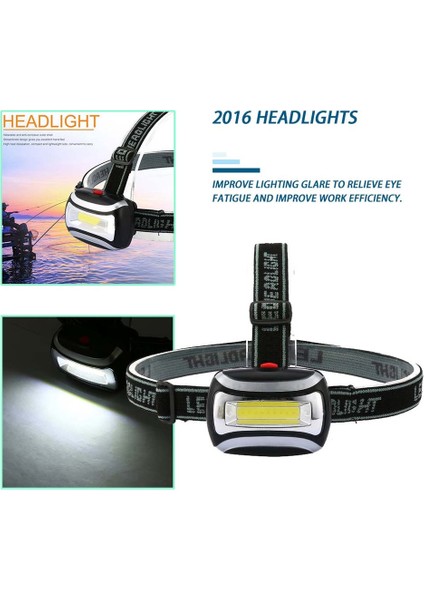 Su Geçirmez LED Far Far El Feneri Kamp Balıkçılık El Feneri-Siyah (Yurt Dışından) modelleri