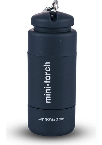 Mini LED El Feneri Anahtarlık Açık Cep Anahtarlık Torch Taşınabilir El Feneri Su Geçirmez USB Şarj Edilebilir Kamp El Fenerleri (Yurt Dışından)