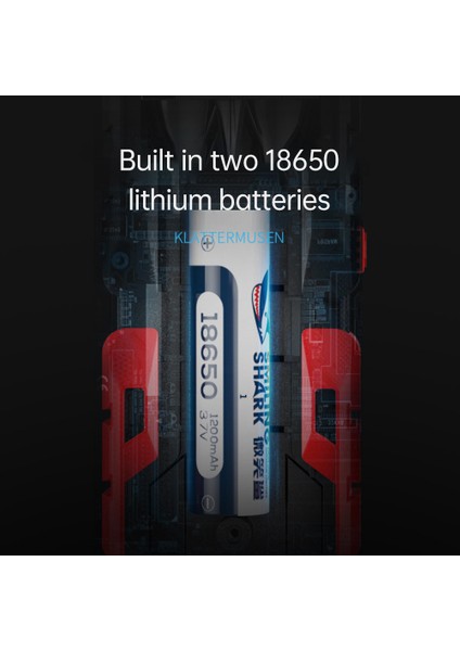 LED El Feneri USB Şarjlı Su Geçirmez Işık Taşınabilir Aydınlatma Şarj Pal Lambası Ev Kamp Dış Mekan Için (Yurt Dışından)