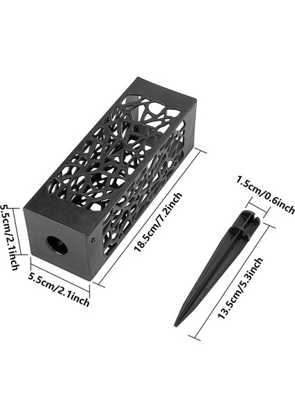 Paket Mezarlık Vazo Mezar Taşı Çiçek Standı Anıt Mezar Taşı Dekor Mezarlık Çiçek Konteyner Kazık Drenaj Deliği (Yurt Dışından) modelleri