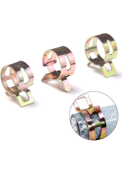 50 Adet 5/6/7/8/9mm Bahar Klip Yakıt Hattı Hortumu Su Borusu Hava Borusu Kelepçeleri Bağlantı Elemanı Karşılaşması (Yurt Dışından) fırsatları