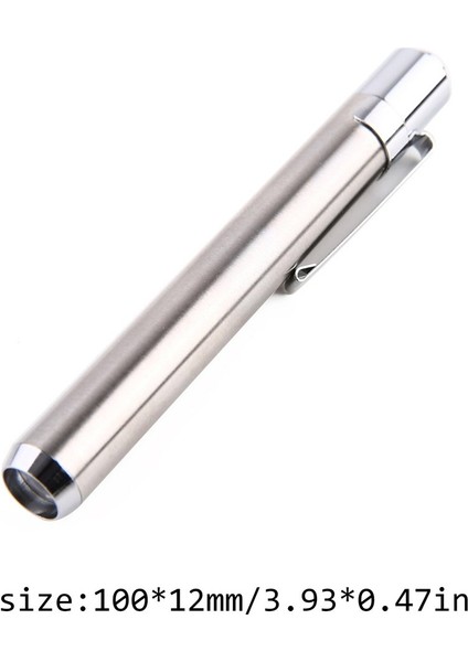 LED El Feneri Mini Taşınabilir Paslanmaz Çelik Akülü Uv Kalem Işığı (Yurt Dışından) fırsatları