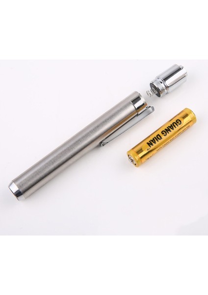 LED El Feneri Mini Taşınabilir Paslanmaz Çelik Akülü Uv Kalem Işığı (Yurt Dışından) indirimleri