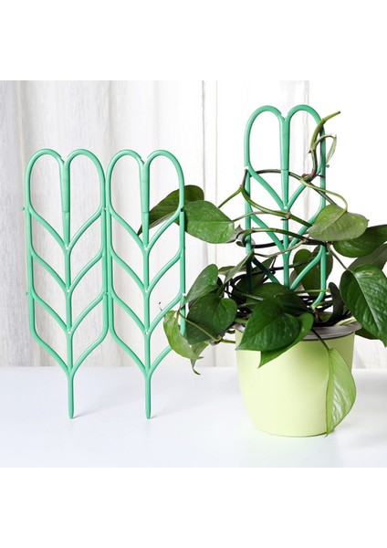 Homeınn 3 Adet Bahçe Tırmanma Bitki Pot Destek Rafı Çiçek Yaprak Sarmaşıklar Plastik Kafes (Yurt Dışından)