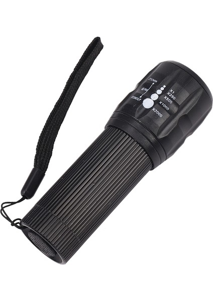 LED El Feneri 18650/AAA LED Torch Yüksek Şarj Edilebilir Yakınlaştırılabilir Fener Su Geçirmez Açık Bisiklet Avcılık Için (Yurt Dışından)