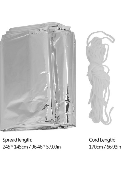 Kamp Hayatta Kalma Için Pratik Su Geçirmez Acil Durum Battaniyesi Yansıtıcı (Yurt Dışından) fiyatları