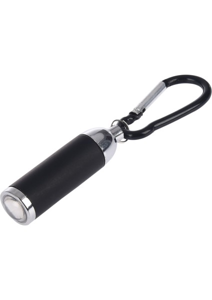 Flyeer Ultra Parlak LED Kamp El Feneri Mini Torch Lamba Işığı Anahtarlık Anahtarlık, Siyah 2 Adet (Yurt Dışından)