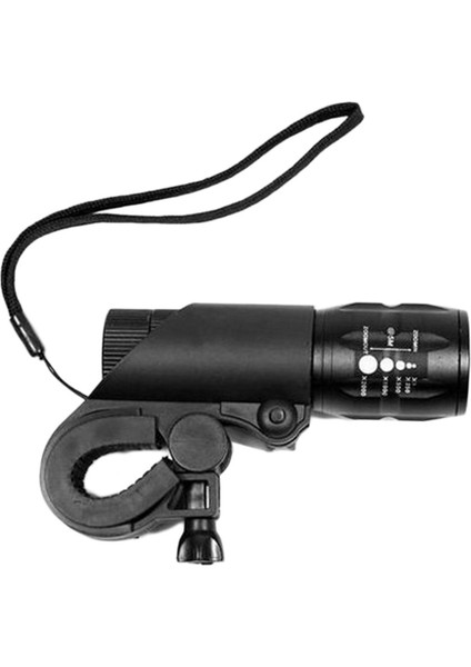 El Feneri LED Torch Bisiklet Bisiklet Gidon Dağı Işık Tutucu Kelepçe Klipsi (Yurt Dışından)