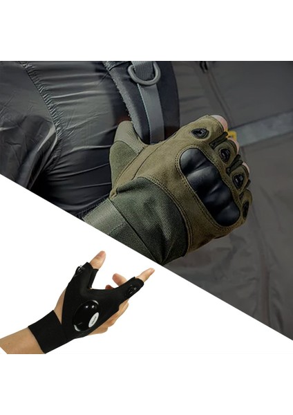 Te Çok Fonksiyonlu LED El Feneri Eldiven 3 Parmak Gösteren Pamuk Yüksek Parlaklık Aydınlatma Açık Spor Aydınlatma Eldiven (Yurt Dışından) fiyatları