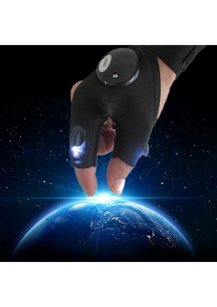 Te Çok Fonksiyonlu LED El Feneri Eldiven 3 Parmak Gösteren Pamuk Yüksek Parlaklık Aydınlatma Açık Spor Aydınlatma Eldiven (Yurt Dışından) fırsatları