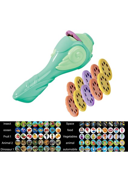 [yeni Ürün] Kızlar Için Gece Lambası Çocuk Aydınlık Projeksiyon El Feneri Bebek Erken Eğitim Karikatür Odası Erkek Çocuklar Için Serin Işıklar (Yurt Dışından)