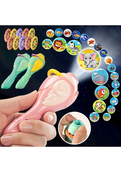 [yeni Ürün] Kızlar Için Gece Lambası Çocuk Aydınlık Projeksiyon El Feneri Bebek Erken Eğitim Karikatür Odası Erkek Çocuklar Için Serin Işıklar (Yurt Dışından) indirimleri