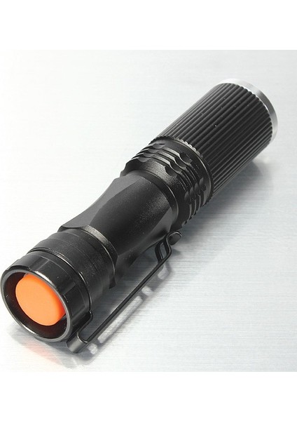 Cree Yakınlaştırılabilir El Feneri 600LM 7W Xpe Q5 LED + 14500 +Ch (Yurt Dışından)