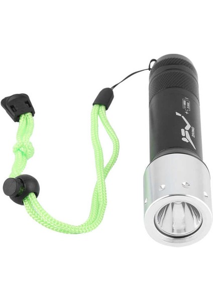 Dalış El Feneri Alüminyum Alaşımlı Taşınabilir T6 LED Su Geçirmez Torch Dış Mekan 3 Mod Ayarlanabilir (Yurt Dışından)