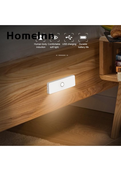 Homeınn LED Duvar Lambası Göz Koruması USB Şarj Kabini LED Işık Indüksiyon Lambası (Yurt Dışından) indirimleri