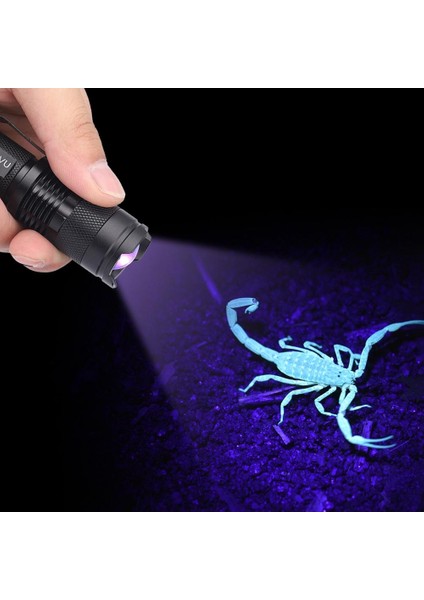 Uv Ultra LED El Feneri Blacklight Işık Muayene Lambası Torch 395NM (Yurt Dışından)