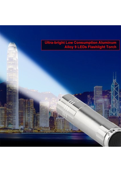 9led El Feneri El Feneri Alüminyum Alaşımlı Şarj Edilebilir El Fenerleri (Yurt Dışından) fırsatları