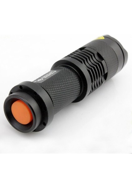 Ynl Mini LED El Feneri Q5 Su Geçirmez 2000LM Hiçbir Tazer 3 Mod Yakınlaştırılabilir Ayarlanabilir Odak Taşınabilir Işık Kullanımı Aa 14500 Pil (Yurt Dışından)