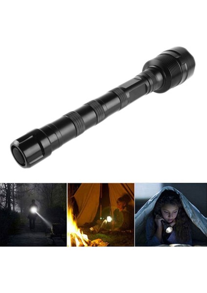 Taşınabilir Çok Fonksiyonlu Süper Parlak Yüksek Güçlü Alüminyum Alaşımlı El Feneri-Siyah 7 LED Işık (Yurt Dışından) indirimleri