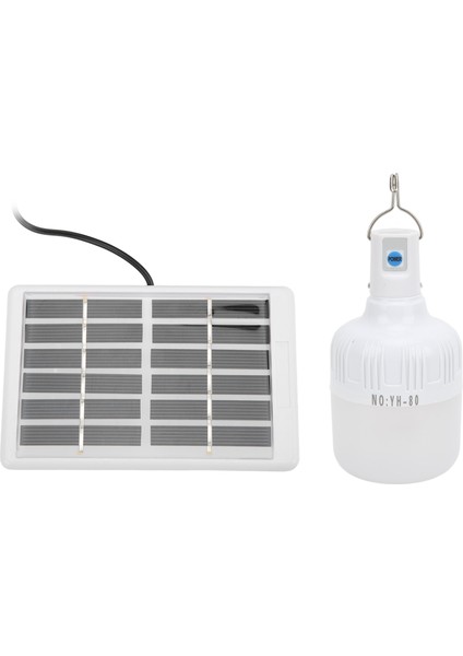 Carba Tan Güneş Ampul Taşınabilir Şarj Edilebilir LED Enerji 2000 Mah 6 V Kamp Çadırı Ev Için (Yurt Dışından)