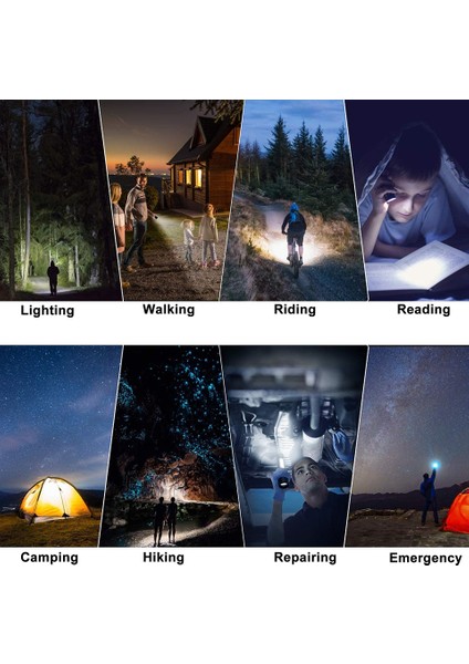 Mini Cep Meşaleler LED Işık-Usb Şarj Edilebilir Taşınabilir LED El Feneri-Anahtarlık Torch Lambası Su Geçirmez Kamp Işık USB Şarj Cihazı (Yurt Dışından)