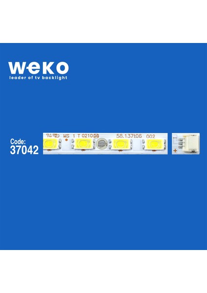 WKSET-6306 37042X4 STA370A03_44 58.137T06 002 4 Adet LED Bar