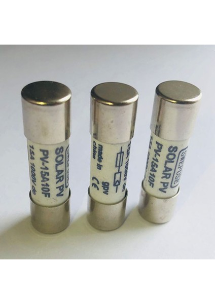 Fotovoltaik Sistemler Için-10 * Fotovoltaik Pilin Dc Sigortası-Gümüş (Yurt Dışından) modelleri