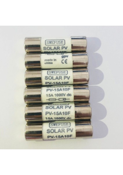 Fotovoltaik Sistemler Için-10 * Fotovoltaik Pilin Dc Sigortası-Gümüş (Yurt Dışından) fırsatları