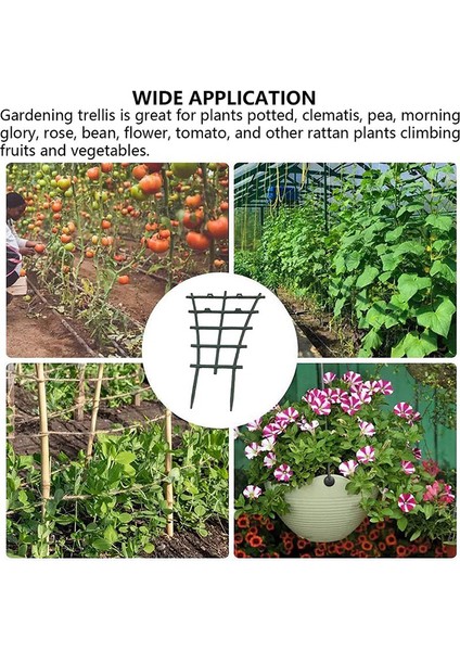 2 Adet Bahçe Tesisi Asma Çerçeve Tırmanma Asma Braketi Çiçek Standı Bitki Desteği Podazz (Yurt Dışından) fırsatları