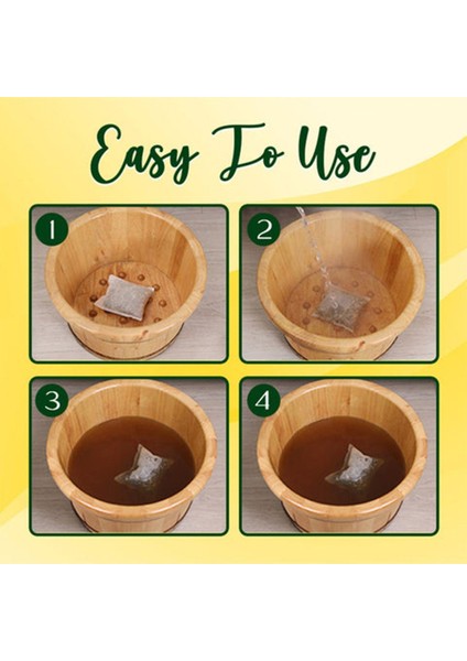 10 Adet Ayak Banyosu Çantası Lenfatik Drenaj Zencefil Ayak Islatma Tozu Ayak Spa Paketleri (Yurt Dışından) modelleri