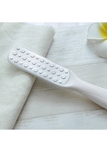 Çift Taraflı Ayak Fırçası Scrubber Masaj Banyosu Fırçalama Fırçaları Ölü Deriyi Giderir - Beyaz (Yurt Dışından) indirimleri