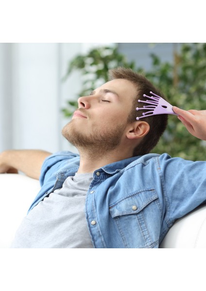 Kafa Derisi Boyun Stres Serbest Bırakma Relax Masaj Vücut Masajı Kafa Derisi Kazıyıcı Aracı Derin Gevşeme ve Stres Giderici (Yurt Dışından) fiyatları