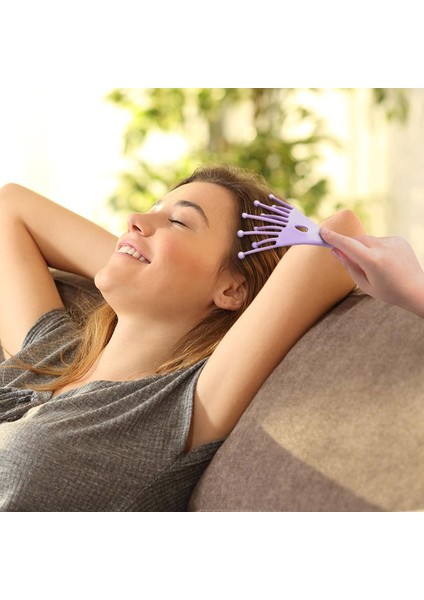 Kafa Derisi Boyun Stres Serbest Bırakma Relax Masaj Vücut Masajı Kafa Derisi Kazıyıcı Aracı Derin Gevşeme ve Stres Giderici (Yurt Dışından) modelleri