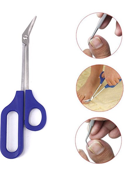 Uzun Tırnak Giyotin Engelli Kesici Ayak Tırnağı Makas Manikür Pedikür Ulaşmak Kolay Kavrama Ayak Makası Trim Chiropody Manikür Aracı (Yurt Dışından)