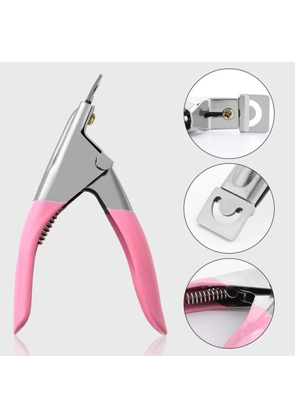 Adet Tırnak Makası Düzeltici Tırnak Manikür Aracı Akrilik Uv Jel Yanlış Akrilik Tırnak Kesici Clipper U Kenar Kesici Ipuçları Giyotin (Yurt Dışından) indirimleri